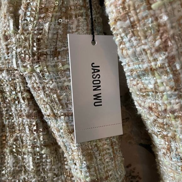 NEW Jason Wu Sparkling Tweed Blazer Coat Dress Size Small - Picture 6 of 8